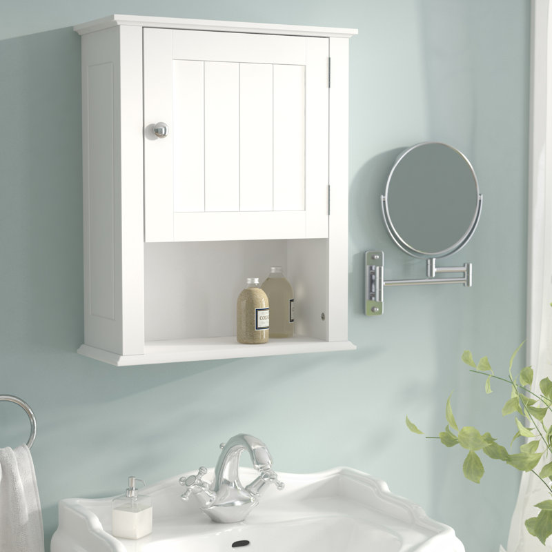 Ashland Wall Bathroom Cabinet, White