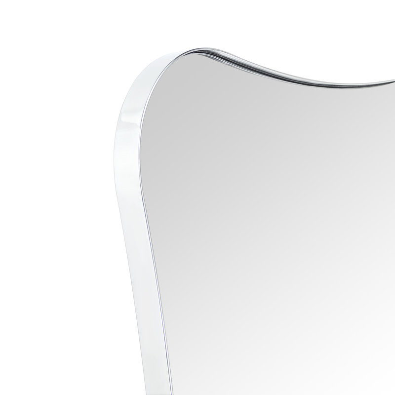 Toini Metal Irregular Mirror, Chrome