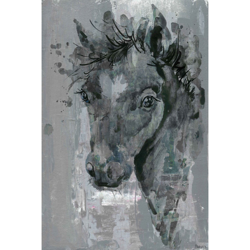 Sweet Stare by Parvez Taj - Wrapped Canvas Painting, 152cm H x 101cm W x 3.81cm D