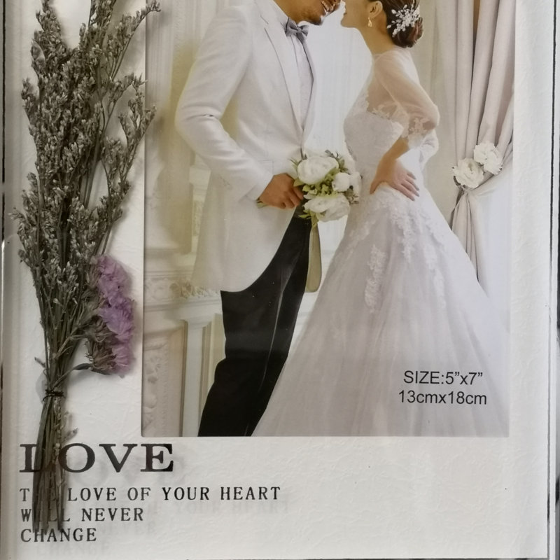 Cadre photo de mariage Aberdeen, 5" x 7"