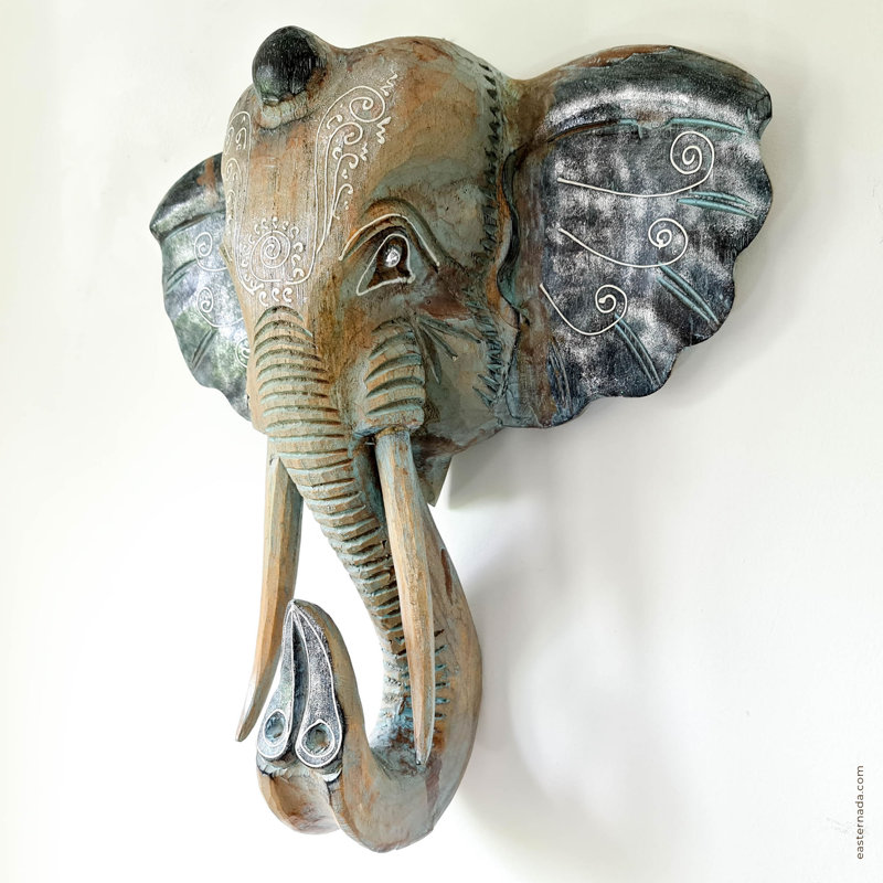 Handmade Boho Animals Wall Decor on Solid Wood