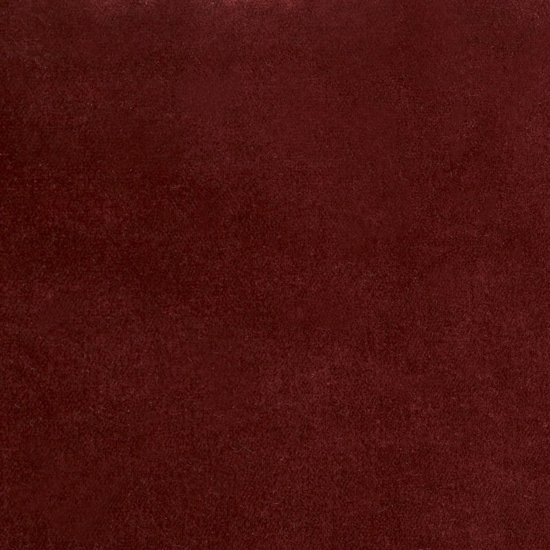 Turner Small Sofa Paprika Velvet, Red Velvet, Dark Walnut, 28"H x 84"W x 36"D
