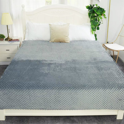 Polyester Flannel Solid Colour Duvet Cover