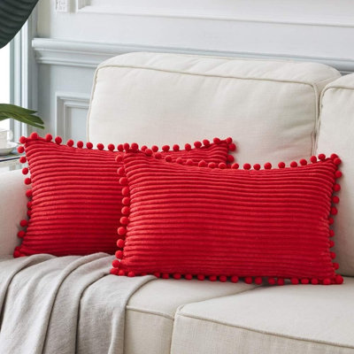 Striped Corduroy Pillow Cover
