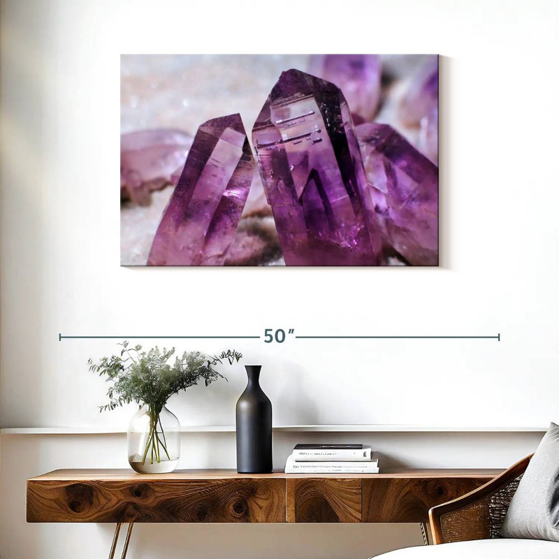 Améthyste mauve Alvord, H 24 po x l 36 po
