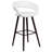 Palafox 24'' High Contemporary Vinyl Counter Height Stool with Wood Frame-53430231-24691097