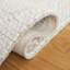 Tapis ivoire en laine / viscose tissé à la main à motif géométrique Krizal-1565696063