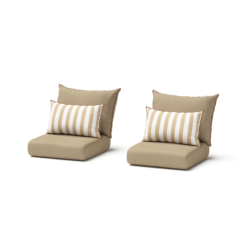 Castelli Outdoor Sunbrella Cushion Cover, Brown Sunbrella®