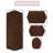 Delean 100% Cotton Bath Rug, Non-Slip, Quick Dry, Machine Washable, Absorbent - 4 Piece Set-2055518941
