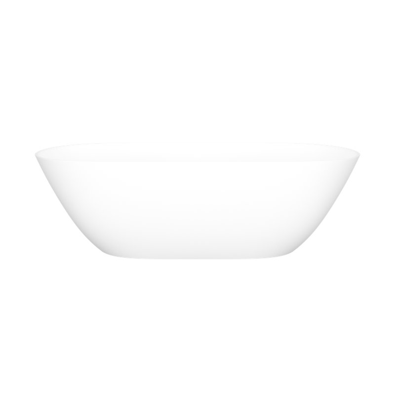 Lussari 70" x 30" Freestanding Soaking Bathtub, Matte White
