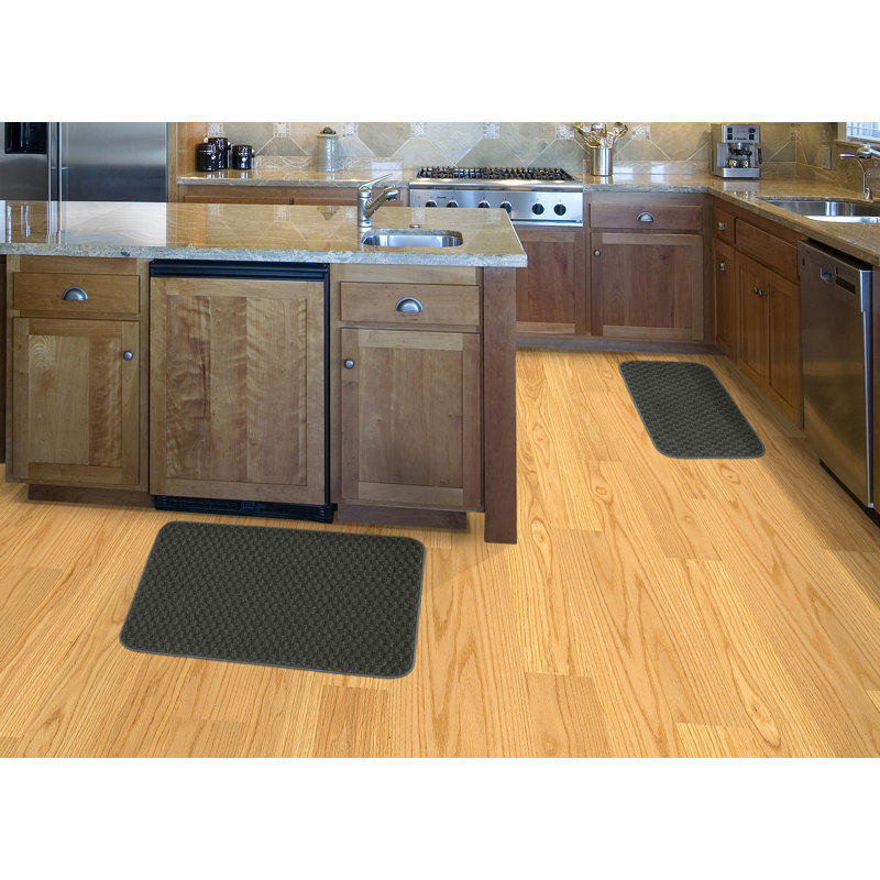 Lomax Non-Skid Kitchen Mat, Cinder Gray