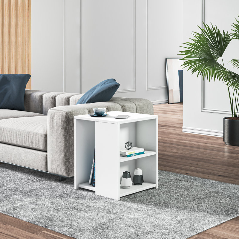 Table d'appoint Rome, Blanc