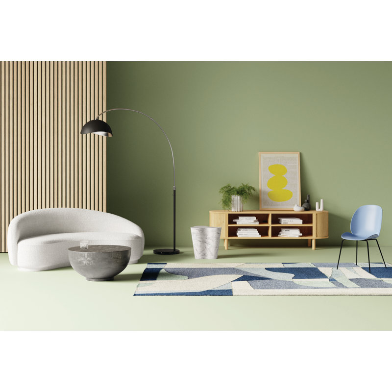 Gaye Wool Geometric Indoor Rug, Rectangle 7'6" x 9'6"
