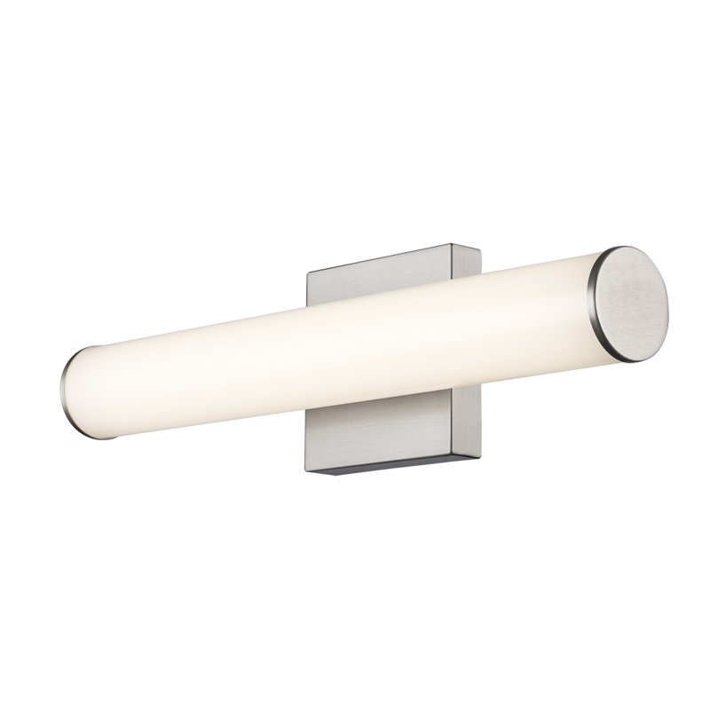 Lasheta LED Dimmable Vanity Light, 18" W, Brushed Nickel