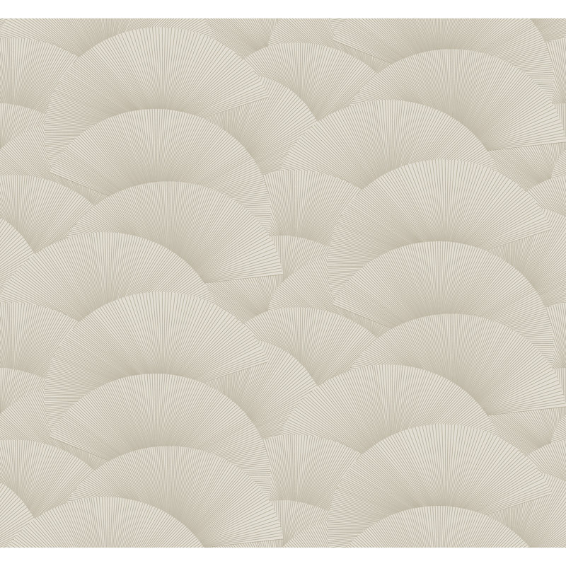 Papier peint coquille du matin, Brun
