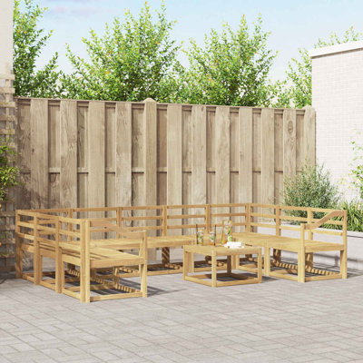 Outdoor Sofa Set 10 pcs