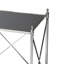 Deidre Glass & Metal End Table