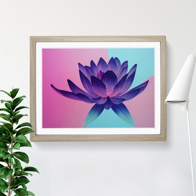 Classic Lotus Flower - Framed Print