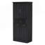 Armoire de rangement pour salle de bain avec deux paniers à linge, armoire de rangement avec portes et tiroir, armoire d'appoint-1055837280