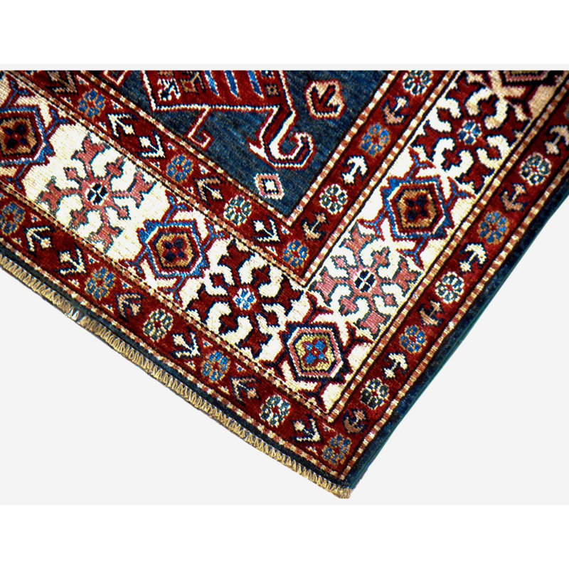 Hand Knotted Wool Moroccan Area Rug
