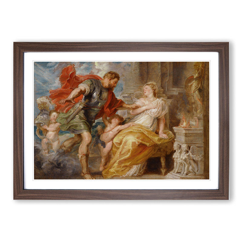 Modello by Peter Paul Rubens - Picture Frame Painting, 27cm H x 36cm W x 2cm D, Walnut