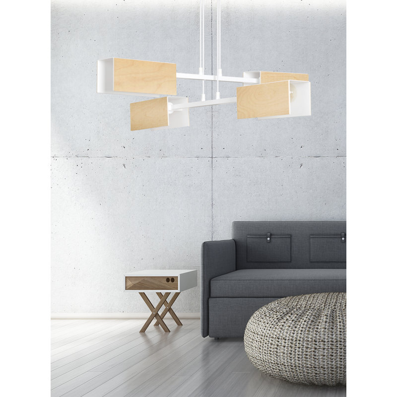 Canaria 4 - Light Unique/Statement Pendant, White