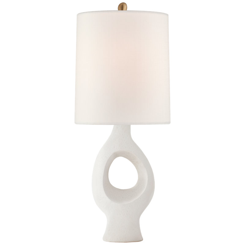 AERIN Capra Medium Table Lamp, Marion White
