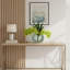 Modern Orchid Arrangement in Mirrored Glass Vase-1179296743