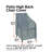 Ayvin Outdoor Adirondack Chair Cover