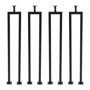 4PCS Metal Stair Handrails (Set of 4)