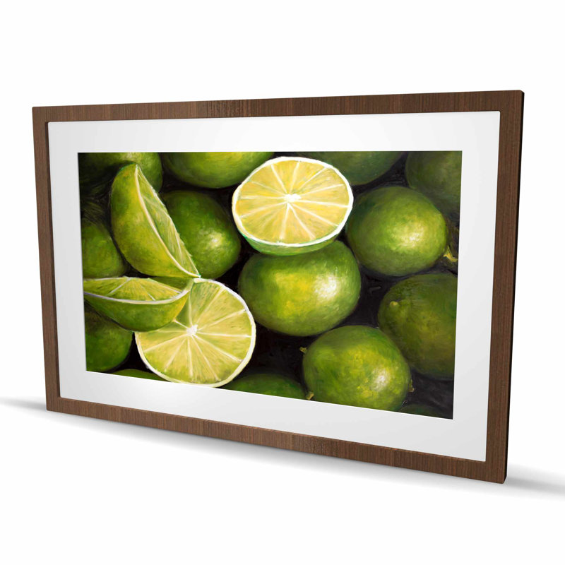 Panier de limes - Imprimé gastronomique pour la maison