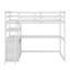 Lit mezzanine simple avec bureau et tablettes, deux tiroirs intégrés-114554957