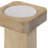 Rumi End Table-Light Natural Mango