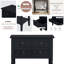 Console 23,7 po avec 3 tiroirs et tablette pour le salon-1656887543