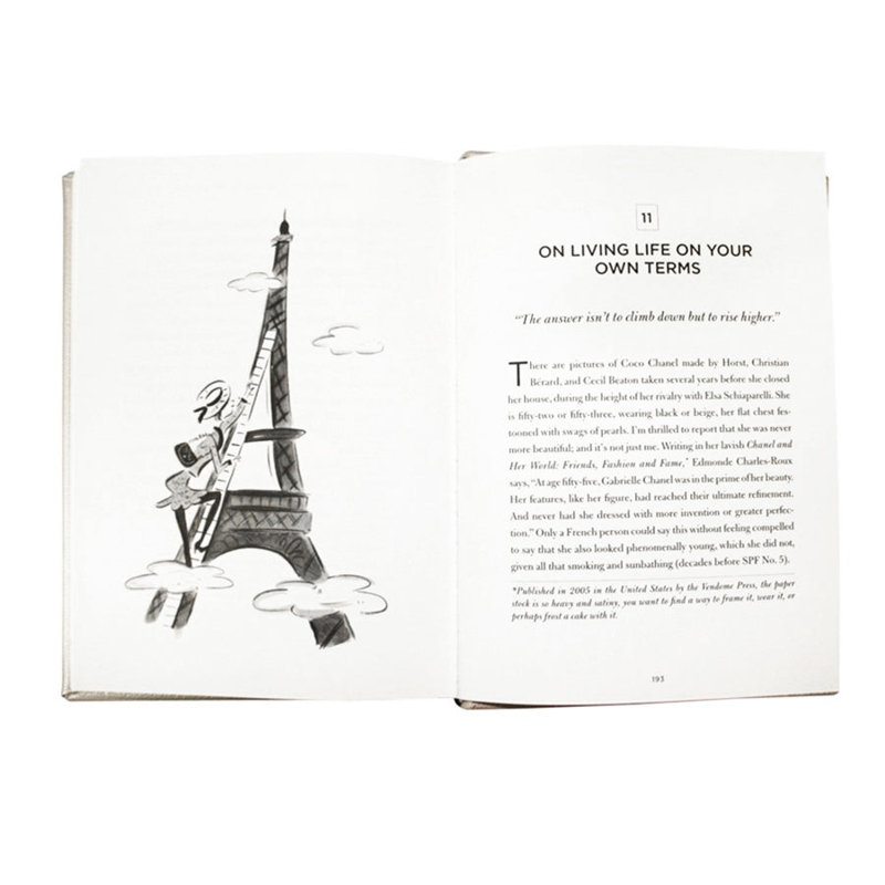 Graphic Image The Gospel According to Coco Chanel, Coffee Table Book, Leather, White