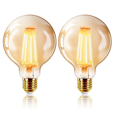 2-Pack 6W LED Light Bulbs
