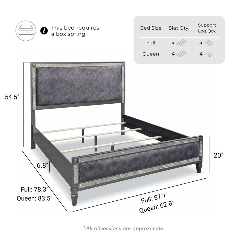 Mukadder Bed, Full / Double