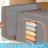 Steel Frame Storage Box, Cloth Storage Box for Quilt Storage Box Folding Wardrobe Fabric Extra Large Storage Bag with Clear Window, Sturdy Zippers-899532355-899532353