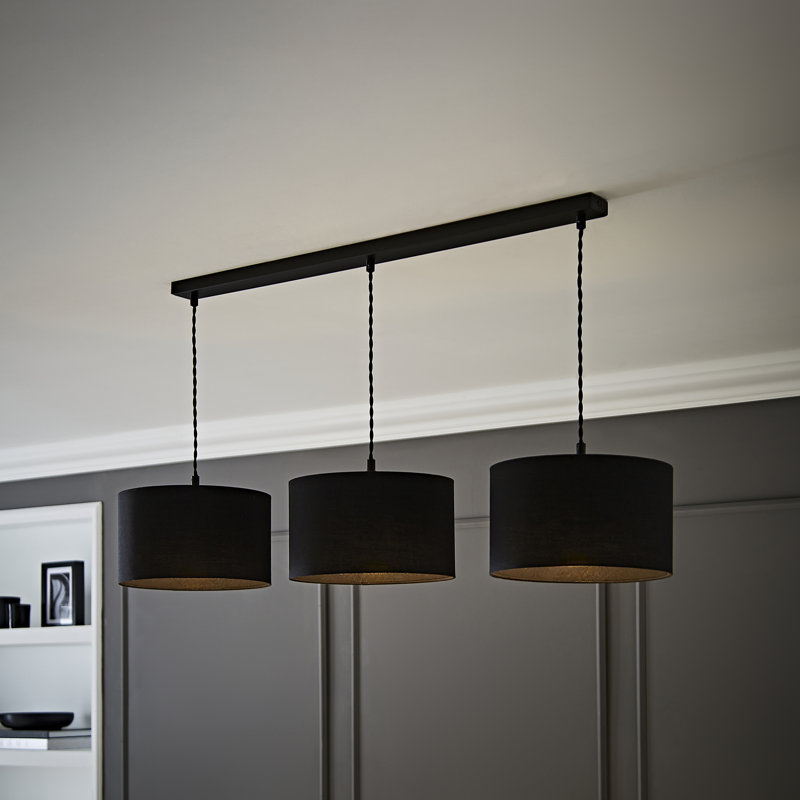 Albeiro 3 - Light Pendant, Matte Black, Yes, Black