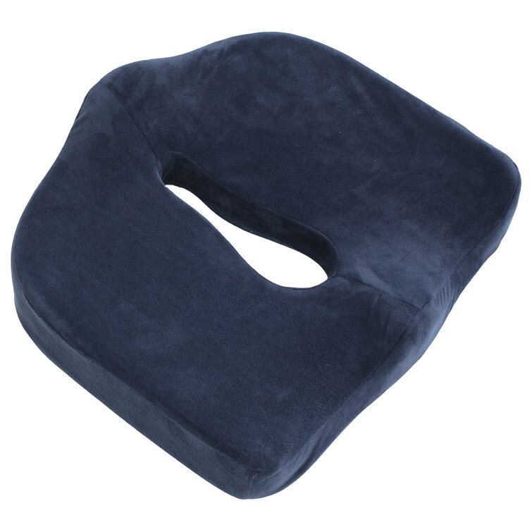 Coccyx Orthopedic Comfort Foam Seat Cushion - Blue