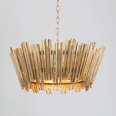 3 - Light Unique/Statement Rustic Drum Chandelier