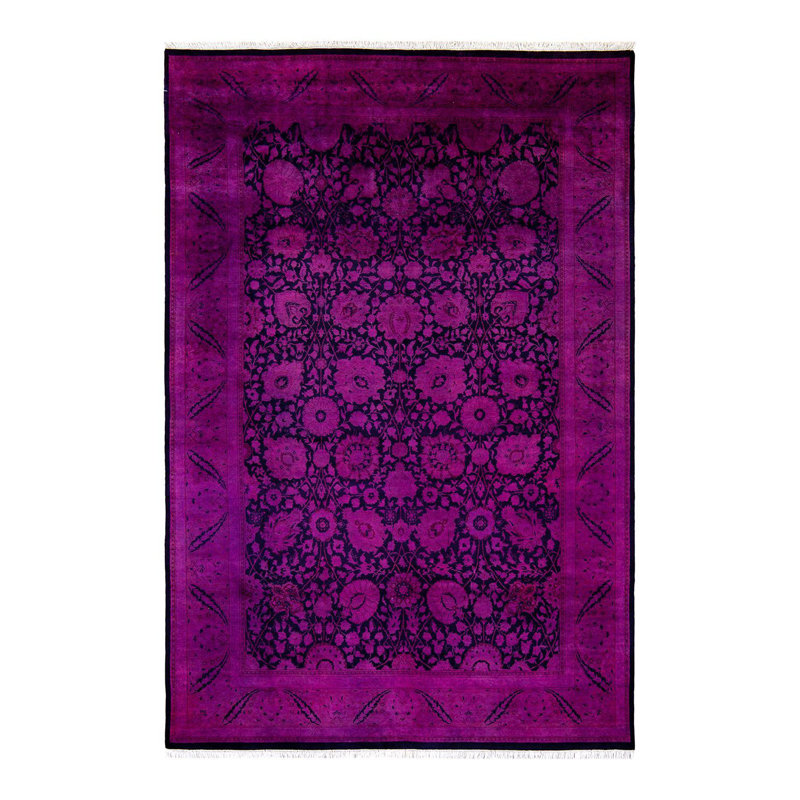 Crossett One-of-a-Kind 6' 2" X 9' 2" Hand Knotted Area Rug