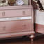 Panneaux décoratifs de miroir de table de chevet élégants et contemporains en or rose 1pc