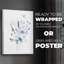 Indigo Gathering I - Impression sur toile seulement - NON CADRE