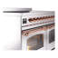 Cuisinière à induction 40 pouces avec 6 éléments à induction ILVE Nostalgie II Series (porte en verre)-1695305229