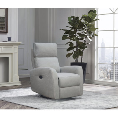 Upholstered Swivel Reclining Glider