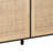 62.2'' Four-door Sideboard With Rattan Doors and Adjustable Storage Racks-1886697290