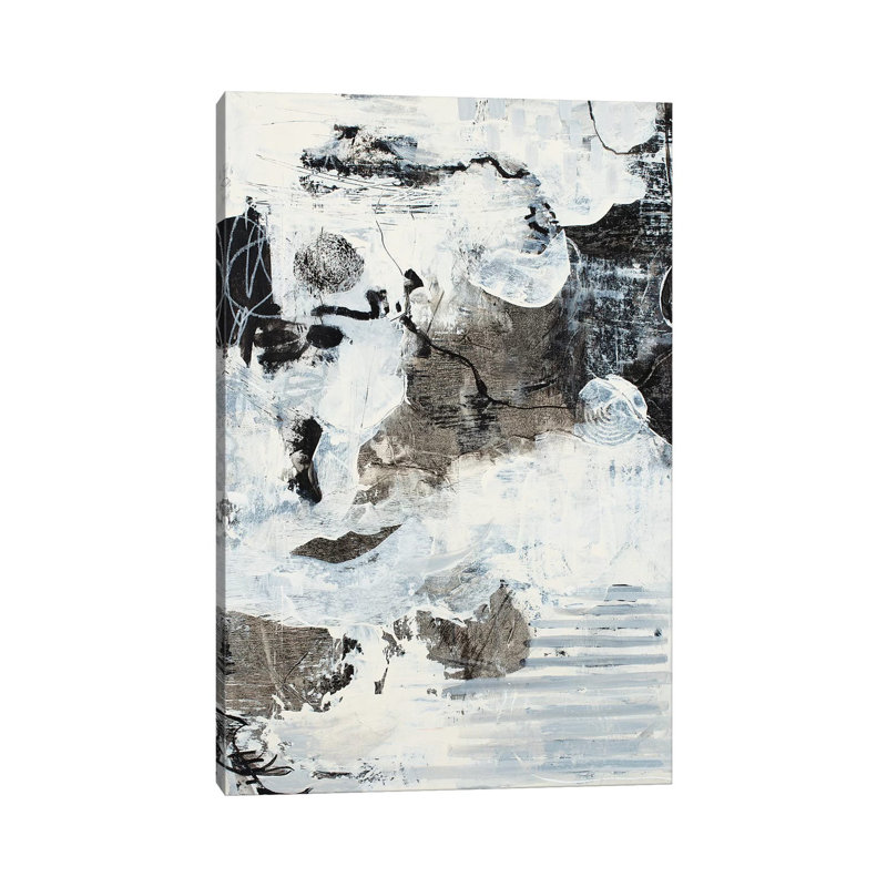 «Finding Way» par Ulyana Stebelska - peinture sur toile tendue, H 18 po x l 12 po x 1,5 po