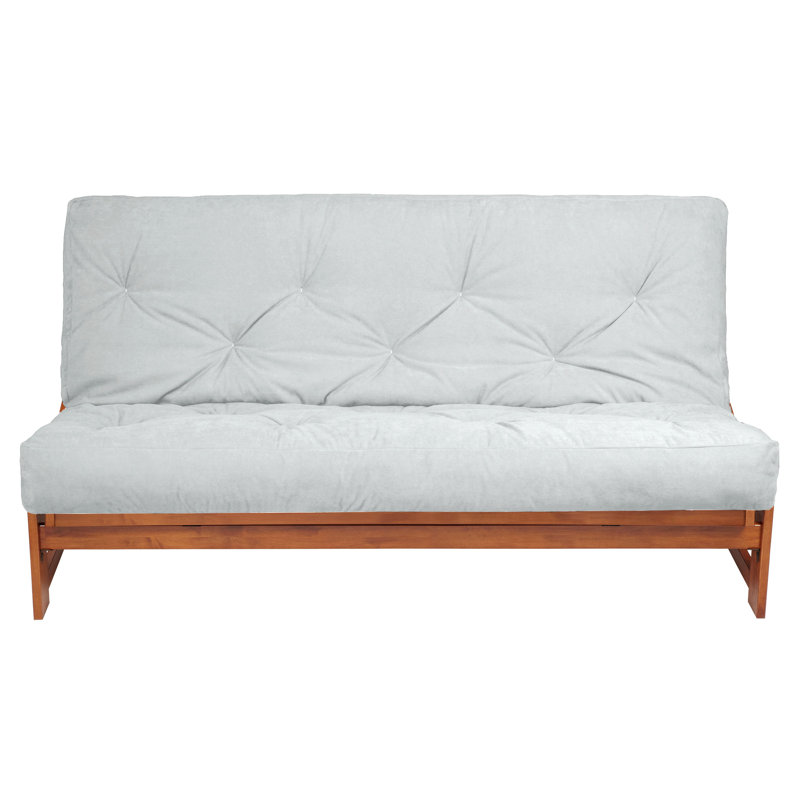 Matelas de futon en mousse viscoélastique Selsey, Double, gris, 5"