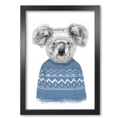 Winter Koala 1 Piece Wall Art